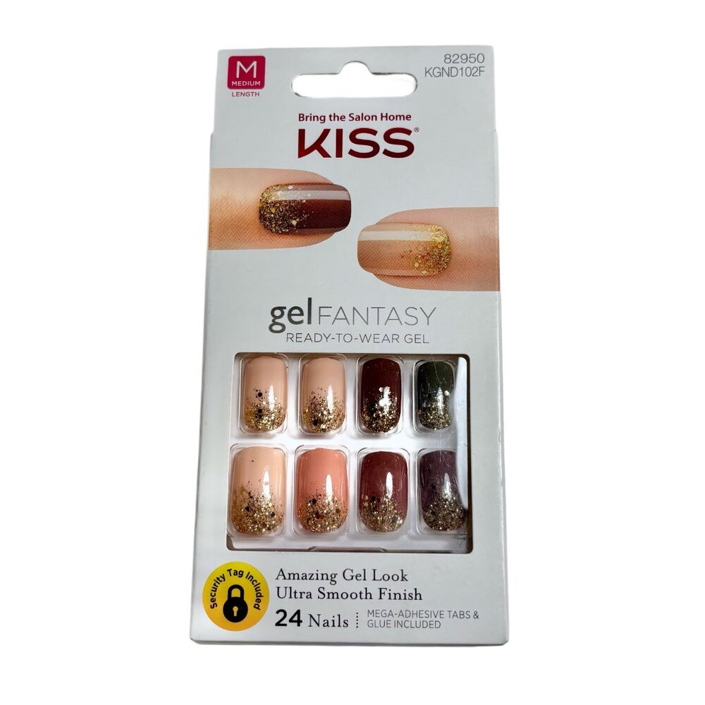 NEW Kiss Jewel Fantasy Press On Nails (Medium Length)